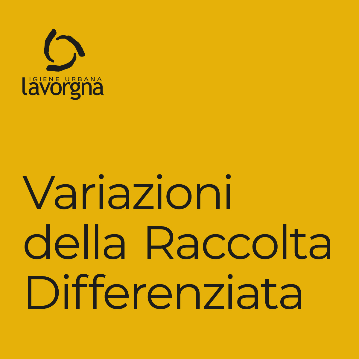Variazioni della raccolta differenziata per la festività del 2 giugno 2025