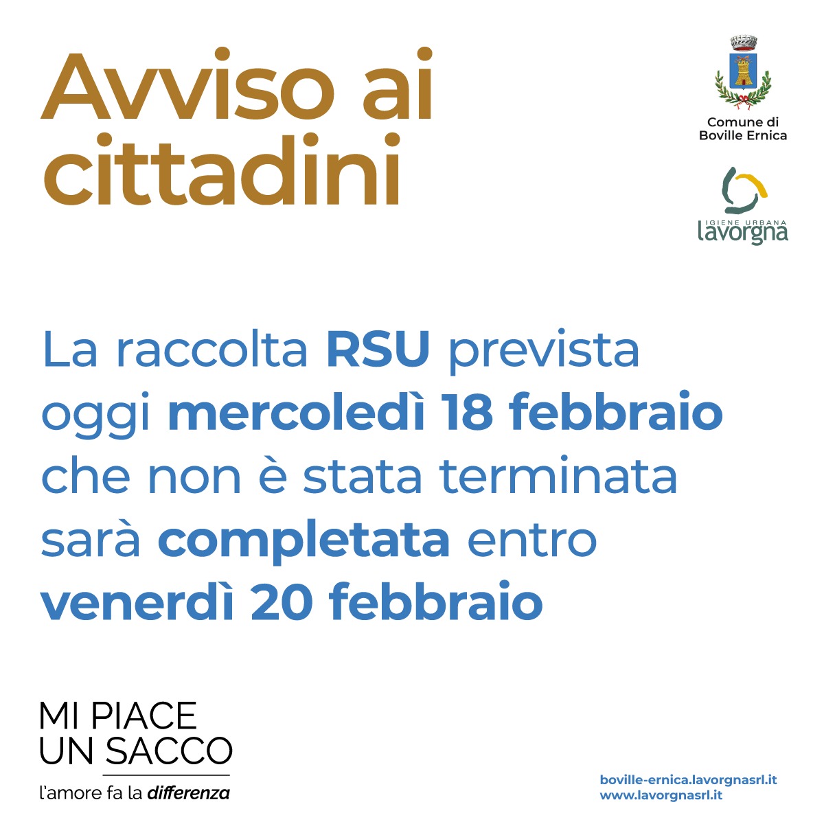 Completamento raccolta RSU